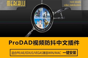 【PR/AE插件】强大的视频防抖稳定修复插件 ProDAD Mercalli 4.0 Win/Mac中文版一键防抖自动分析