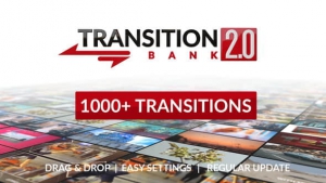 【AE模板】1000种信号干扰图形遮罩水墨粒子炫光扭曲变形视频转场 Transition Bank 2.0