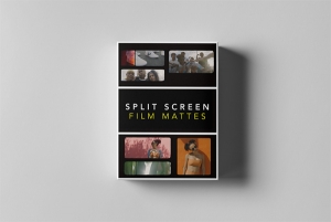 【视频素材】30种多风格分屏边框遮罩8K通道图片素材  Split Screen Film Mattes
