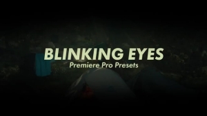 【PR预设】模拟第一人称视角眨眼特效转场预设 Blinking Eyes