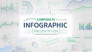 【AE模板】222个公司企业商务数据信息图表展示动画 Corporate Infographic Presentation