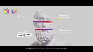 【FCPX插件】78个呼出指示线条文字标题介绍注释展示动画 Call Out Titles & Elements
