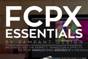 【FCPX插件】125个画面抖动扭曲RGB色彩分离视觉化特效转场动画 Rampant Design Tools – FCPX Essentials