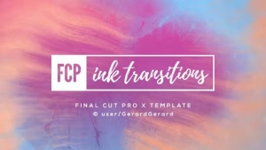 【FCPX插件】14组中国风水墨溶解晕开切换转场动画 Ink Transitions