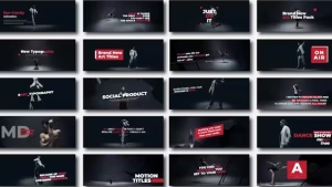 【FCPX插件】15种动态艺术简约文字标题动画 Art Typography