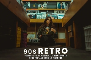 【LR预设】10款复古90年代摄影怀旧风人像旅拍后期调色Lightroom预设 90s Retro – Desktop and Mobile Presets