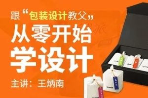 【视频教程】从零开始学包装设计 王炳南商业案例课程
