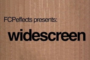 【FCPX插件】快速添加电影宽屏幕上下黑边比例裁切遮罩效果 FCPeffects – Widescreen