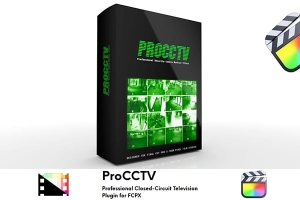 【FCPX插件】30种摄像机电视监控多画面视频显示效果预设 Pixel Film Studios – ProCCTV