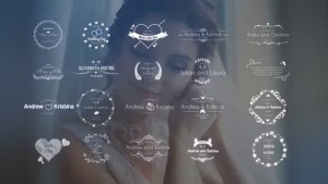 【AE模板】20组优雅婚礼文字标题动画 Wedding Title V.2