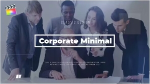 【FCPX插件】12组公司企业商务会议业务图文介绍场景包装动画 Corporate Minimal