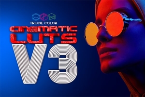 【调色预设】27款电影欧美大片视频照片调色LUTs预设 Triune Digital – Cinematic LUTs V3