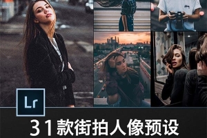 【LR预设】精选31款复古电影胶片街拍人像lr预设