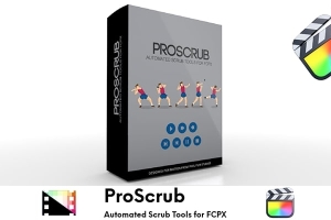【FCPX插件】11种视频快进快退重复鬼畜变速控制特效动画预设 Pixel Film Studios – ProScrub