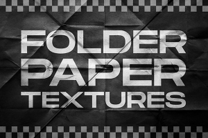 【图片素材】100张复古褶皱纸张纹理照片叠加背景合成图片素材 Folded paper textures collection