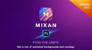 【PS插件】PS动画背景照片幻灯片转场特效插件 MIXAN V0.5 Photoshop Plugin 汉化中文版