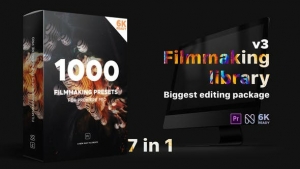 【PR模板/预设】1000种文字标题转场片头调色视觉特效包 Premiere Effects Pack v3