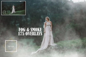 【图片素材】175个神秘氛围烟雾弥漫环绕叠加图片素材+PS动作 175 Fog & Smoke Overlays