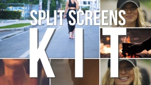 【FCPX插件】24个运动画面视频分屏预设 Split Screens Kit + 使用教程