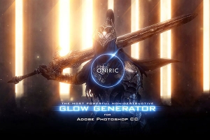 【PS插件】强大的无损眩光可自定义区域发光辉光插件 Oniric Glow Generator v1.2.0 Win/Mac汉化版 +视频教程