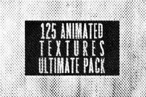 【视频素材】125个污渍灰尘噪点刮痕褶皱纹理视频素材动画 Textures Ultimate Pack