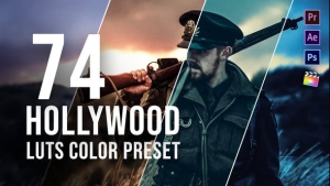 【调色预设】74款好莱坞电影级专业LUTS调色预设 Hollywood LUT Color Grading Pack