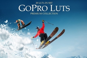 【调色预设】20个极限运动Gopro相机专用LUTS调色预设 Gopro LUTs