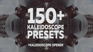 【PR模板】150种对称镜像万花筒视觉效果动画PR预设 Kaleidoscope Presets