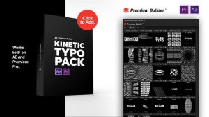 【AE/PR脚本】130种酷炫创意文字标题动态排版预设 Kinetic Typography Pack