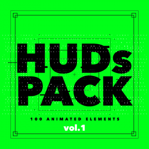【视频素材】100个未来科技感HUD图形元素视频动画包 Eduard_ov – Hud Elements Pack vol.1