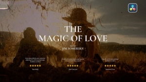【达芬奇模板】40个复古纪录片电影预告片名标题动画 Cinematic Titles for DaVinci Resolve