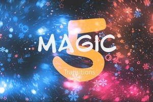 【PR模板】第五套 19个唯美漂亮魔法粒子转场过渡PR预设+视频素材 Magic Transitions 5