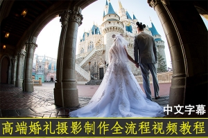 【视频教程】国外高端婚礼摄影摄像培训和后期制作全流程教学视频教程 中文字幕
