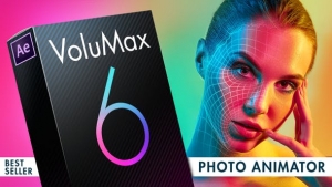 【AE模板】风景人像图片转3D空间摄像机推拉旋转景深动画 VoluMax – 3D Photo Animator v6