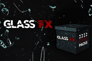 【4K视频素材】30个玻璃撞击炸裂破碎特效合成视频素材含音效 CinePacks – Glass FX