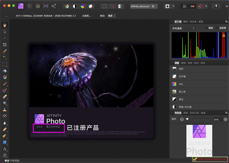 【软件】专业图片编辑处理设计软件 Affinity Photo 1.9.1.971 中文版 支持Win/Mac插图(14) 【软件】专业图片编辑处理设计软件 Affinity Photo 1.9.1.971 中文版 支持Win/Mac插图(14)