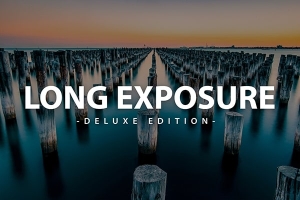 【LR预设】3款延时摄影长曝光风光摄影后期Lightroom预设手机调色滤镜 Long Exposure | Deluxe Pack for Mobile and Desktop