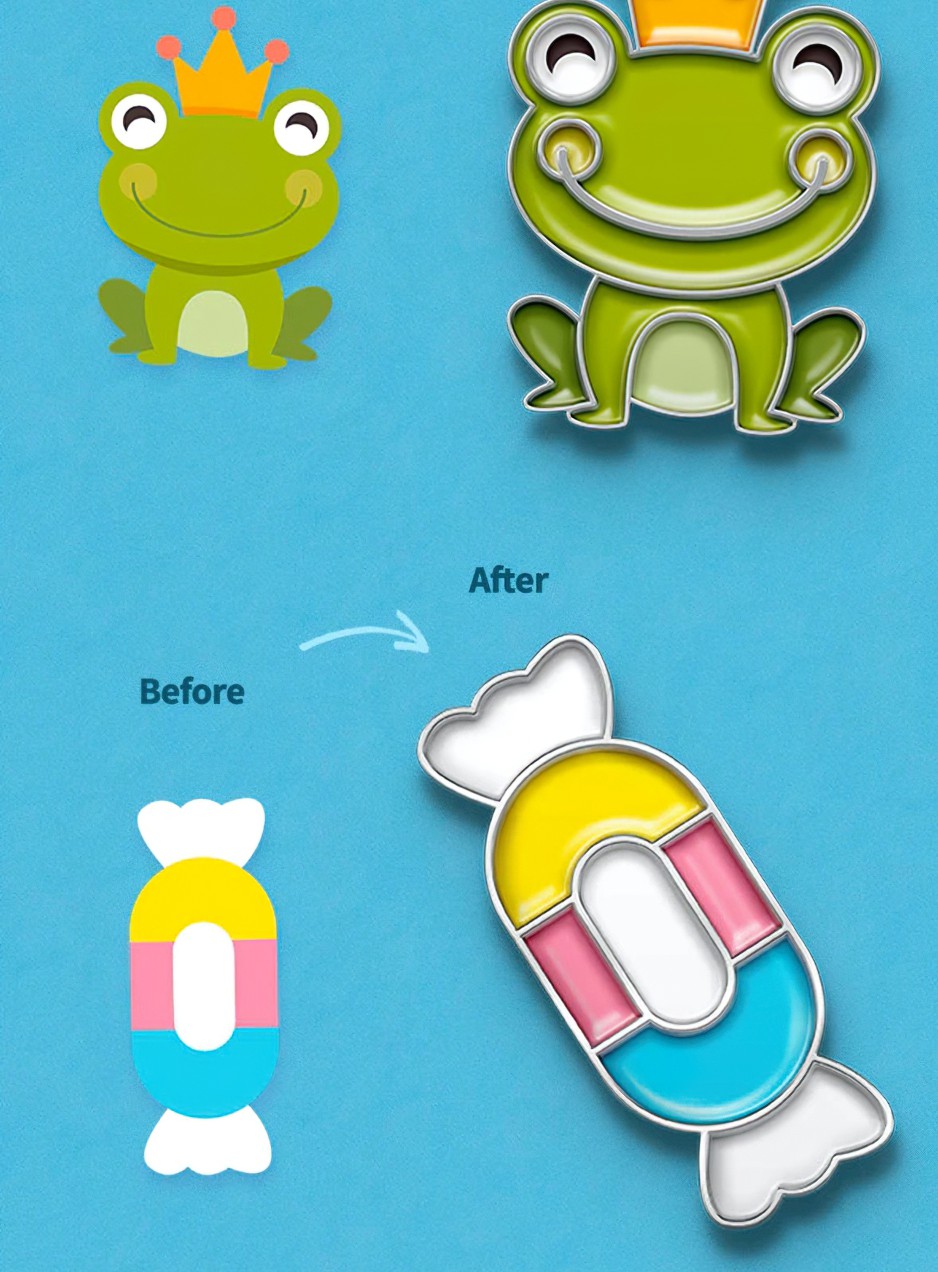【PS插件】珐琅烤漆质感徽章样机生成器插件 Soft Enamel Pin Generator插图(8) 【PS插件】珐琅烤漆质感徽章样机生成器插件 Soft Enamel Pin Generator插图(8)
