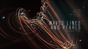 【AE模板】漂亮大气三维粒子线条文字标题宣传开场片头动画 Abstract Titles Wave Lines and Pearls