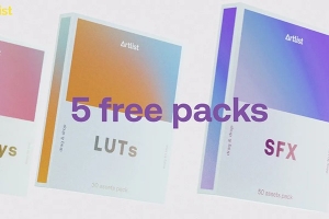【视频素材】250+PR模板音效LUTS调色视频动画素材预设包 Artgrid & Artlist 250+ Creative Assets – Creator Pack