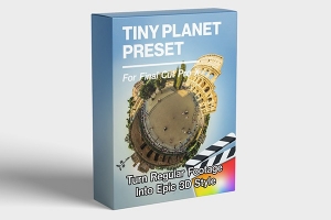 【FCPX插件】360度全景相机照片视频转3D小星球效果 FCPX Full Access – Tiny Planet