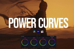 【调色预设】13个达芬奇/PR/FCPX电影色彩颜色分级视频调色预设 Colorist Factory – Power Curves