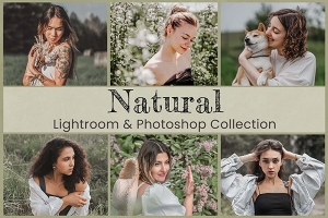 【LR预设】10个自然纯净家庭人像旅拍胶片Lightroom预设ACR调色预设 Natural Lightroom Mobile Ps Filter