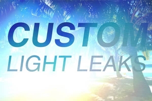 【FCPX插件】可自定义控制镜头漏光炫光视频叠加特效 Custom Light Leaks