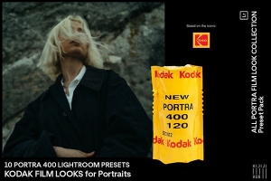 【LR预设】10款柯达电影人像 Kodak Portra 400 胶片预设Lightroom预设 10 Kodak Film Looks for Portraits