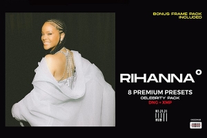 【LR预设】8款经典温暖奶油色调人像摄影Lightroom预设 Rihanna Lightroom Presets