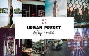 【LR预设】12款城市街拍风景电影情绪人像Lightroom调色预设 Urban Presets