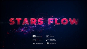 【AE模板】漂亮唯美五角星粒子线条文字大标题展示介绍开场片头动画 Stars Flow Event Titles