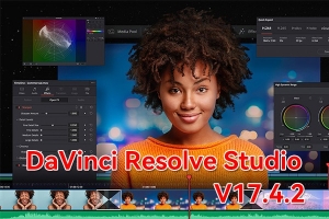 【软件】达芬奇调色软件专业版 DaVinci Resolve Studio 17.4.2 Win/Mac/Linux中文版