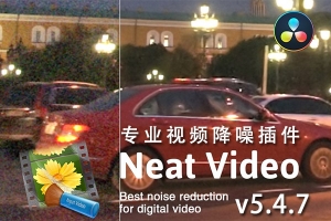 【达芬奇插件】专业强大的视频降噪插件 Neat Video Pro 5.4.7 Win版